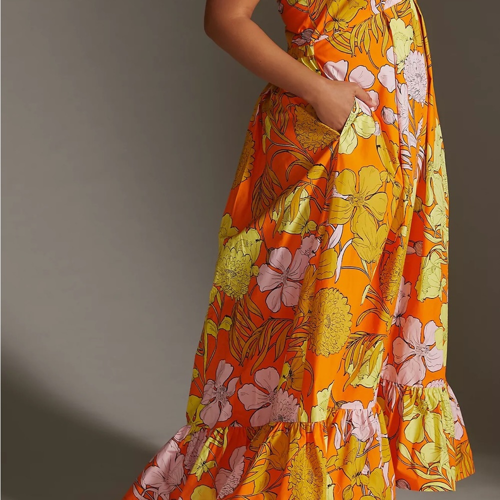 Anthropologie Plenty by Tracy Reese Floral Maxi Dress - Picture 13 of 16